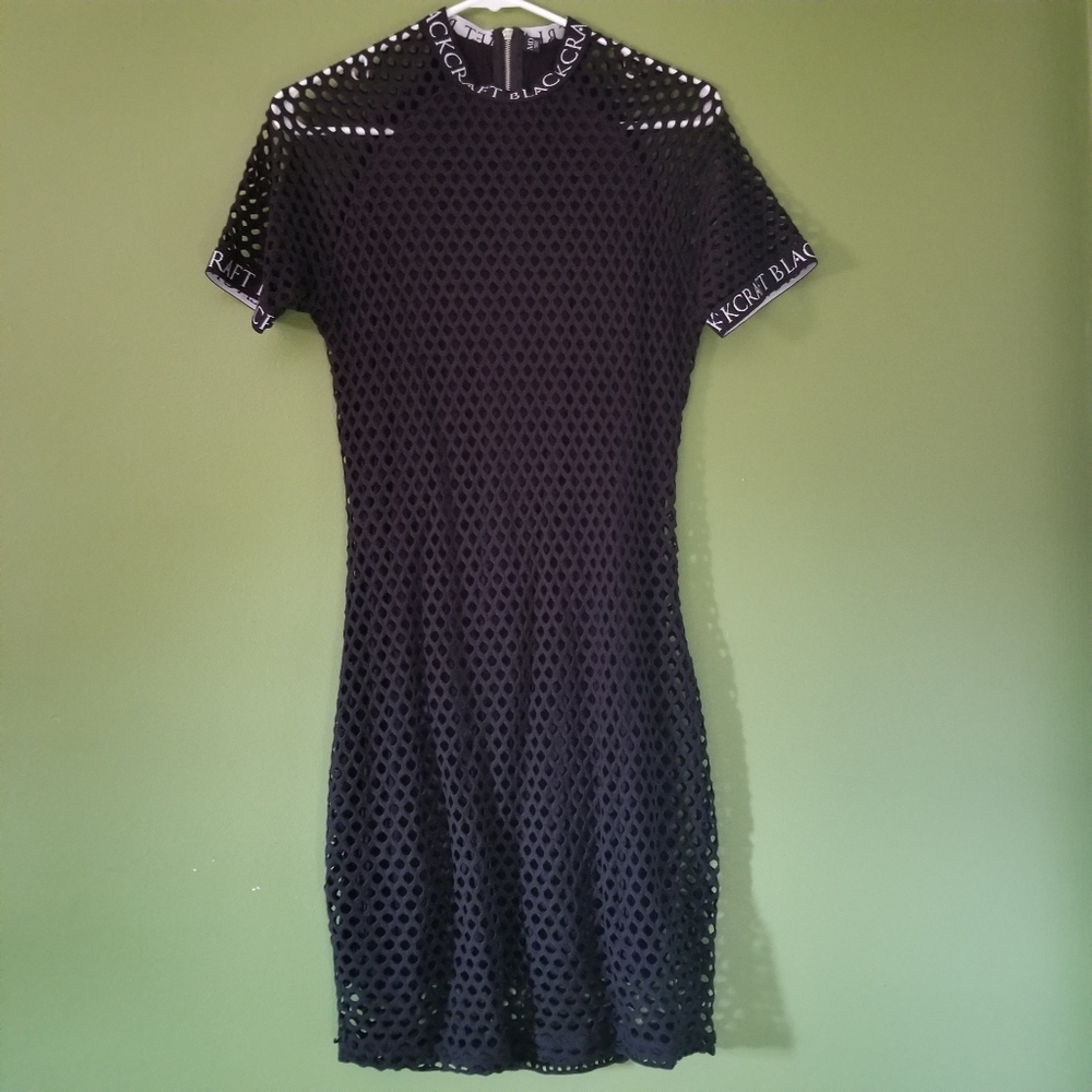 Blackcraft Fishnet Bodycon Dress